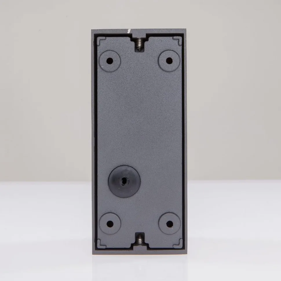 Lucande LED buiten wandlamp Tavi, hoogte 15 cm, zwart