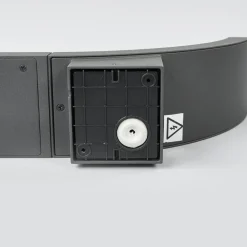 Lucande LED buiten wandlamp Juvia, sensor, 27 cm, grijs, IP54