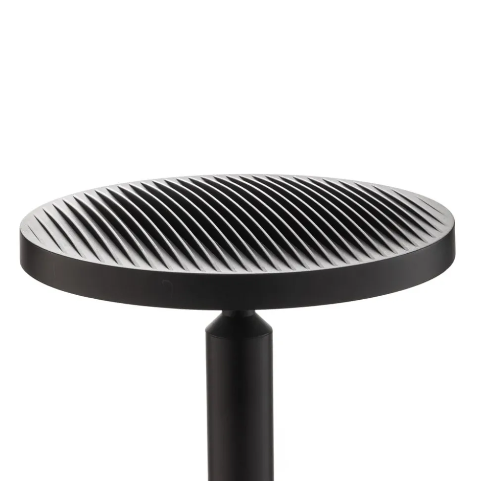 Lucande LED buitenlamp Akito, antraciet, 220 cm, IP54