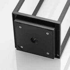 Lucande LED buitenlamp Elaja, zwart, oplaadbare batterij, USB, dimbaar