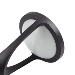 Lucande LED buitenlamp Filor, zwart, aluminium, 250 cm