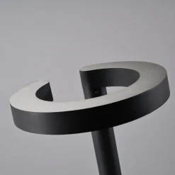 Lucande LED buitenlamp Jannis, antraciet, metaal, 200cm