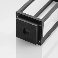 Lucande LED buitenlamp Mirina, zwart, oplaadbare batterij, touchdimmer