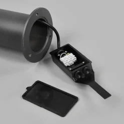 Lucande LED buitenlamp Sidny, 220 cm, antraciet, IP54