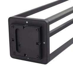 Lucande LED buitenlamp Thorvid, hoogte 180 cm, zwart