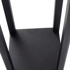 Lucande LED buitenlamp Thorvid, hoogte 180 cm, zwart