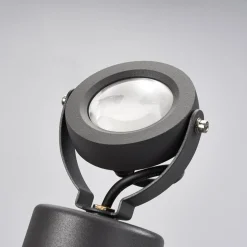 Lucande LED buitenspot Gavin, 33 cm, antraciet, aluminium