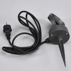 Lucande LED buitenspot Gavin, 33 cm, antraciet, aluminium