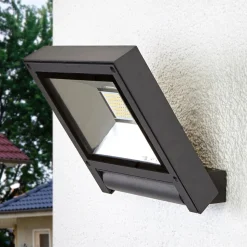 Lucande LED buitenspot Maica, antraciet, draaibaar, IP65