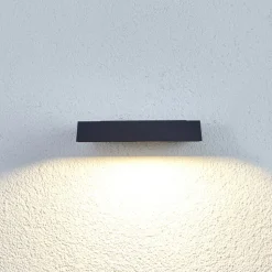 Lucande LED buitenspot Maica, antraciet, draaibaar, IP65