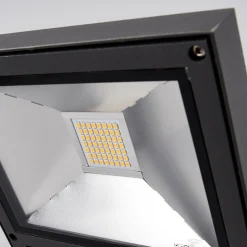 Lucande LED buitenspot Maica, antraciet, draaibaar, IP65