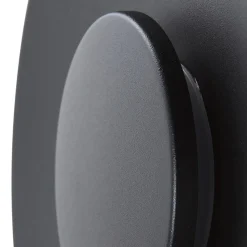 Lucande LED buitenwandlamp Kayana, zwart, aluminium, 24 cm