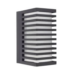 Lucande LED buitenwandlamp Ariza, zwart, aluminium