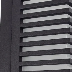 Lucande LED buitenwandlamp Ariza, zwart, aluminium