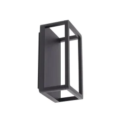 Lucande LED buitenwandlamp Thorvid, hoogte 26 cm, zwart