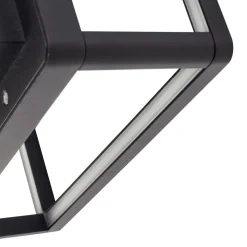 Lucande LED buitenwandlamp Thorvid, hoogte 26 cm, zwart