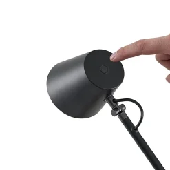 Lucande LED bureaulamp Tarris, hoogte 46 cm, zwart