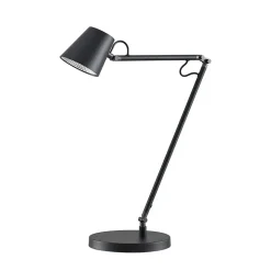 Lucande LED bureaulamp Tarris, hoogte 46 cm, zwart