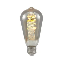 Lucande LED E27 ST64 4W dimbaar titaan per 5