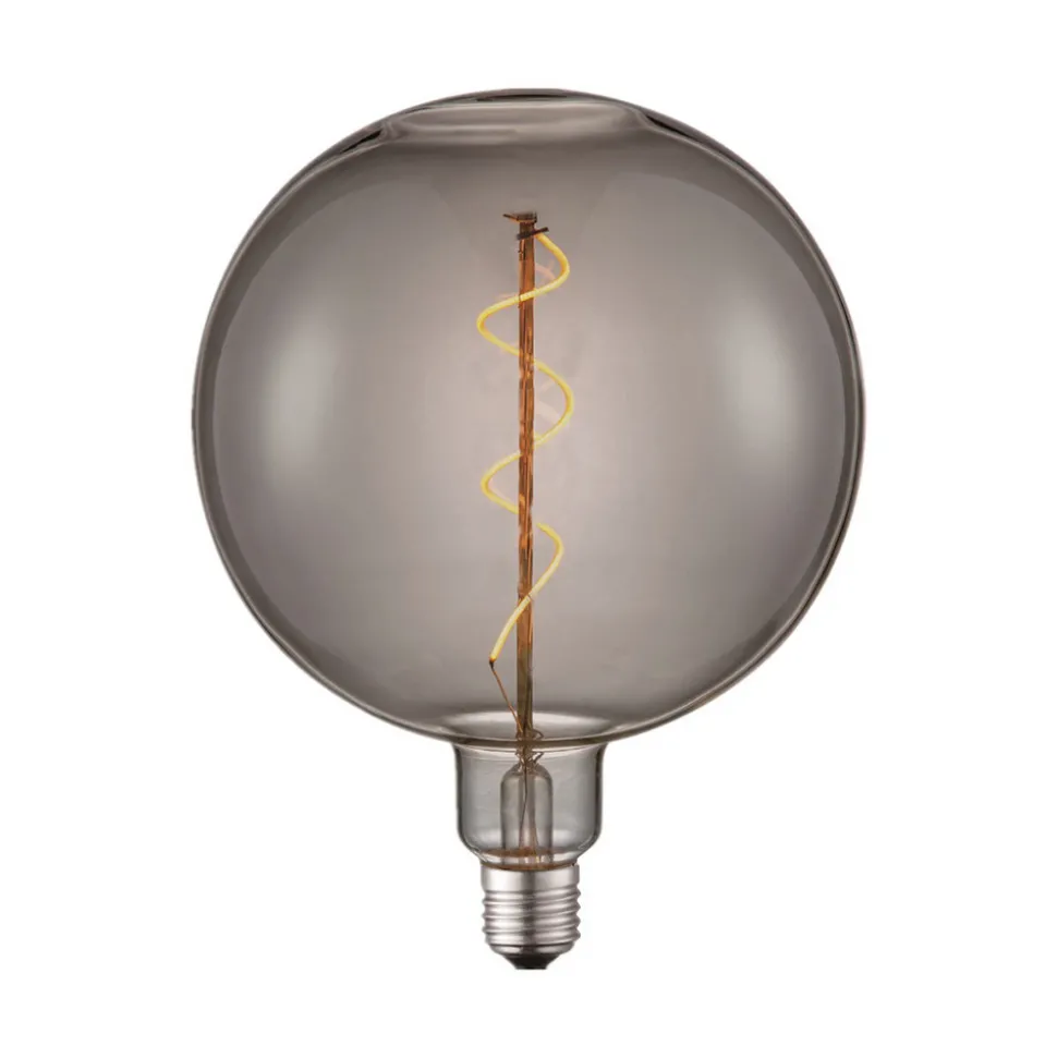 Lucande LED globe E27 Ø 18cm 4W 1800K smoke