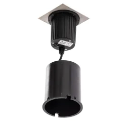 Lucande LED grondspot inbouwlamp Jos, hoekig, draaibaar, IP67
