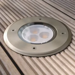 Lucande LED grondspot inbouwlamp Ava, Ø 12 cm, rond, IP67