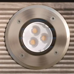 Lucande LED grondspot inbouwlamp Ava, Ø 12 cm, rond, IP67