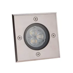 Lucande LED grondspot inbouwlamp Ava, 12 cm x 12 cm, IP67