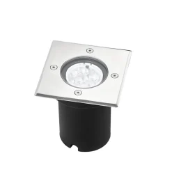 Lucande LED grondspot inbouwlamp Ava, 12 cm x 12 cm, IP67