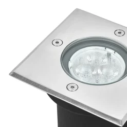 Lucande LED grondspot inbouwlamp Ava, 12 cm x 12 cm, IP67