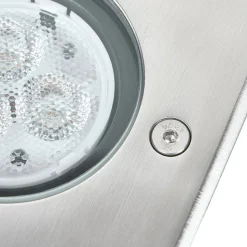 Lucande LED grondspot inbouwlamp Ava, 12 cm x 12 cm, IP67