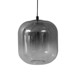 Lucande LED hanglamp Avelina, Ø 14cm , 1-lamp. zwart