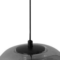 Lucande LED hanglamp Avelina, Ø 14cm , 1-lamp. zwart