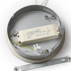 Lucande LED hanglamp Gunbritt, Ø 80 cm, zilver, dimbaar