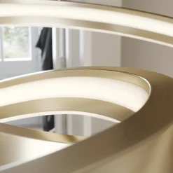 Lucande LED hanglamp Gunbritt, Ø 80 cm, zilver, dimbaar