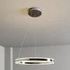 Lucande LED hanglamp Lyani, Ø 60 cm, chroom, dimbaar