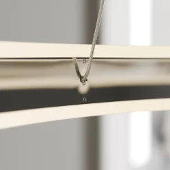 Lucande LED hanglamp Lyani, Ø 60 cm, chroom, dimbaar