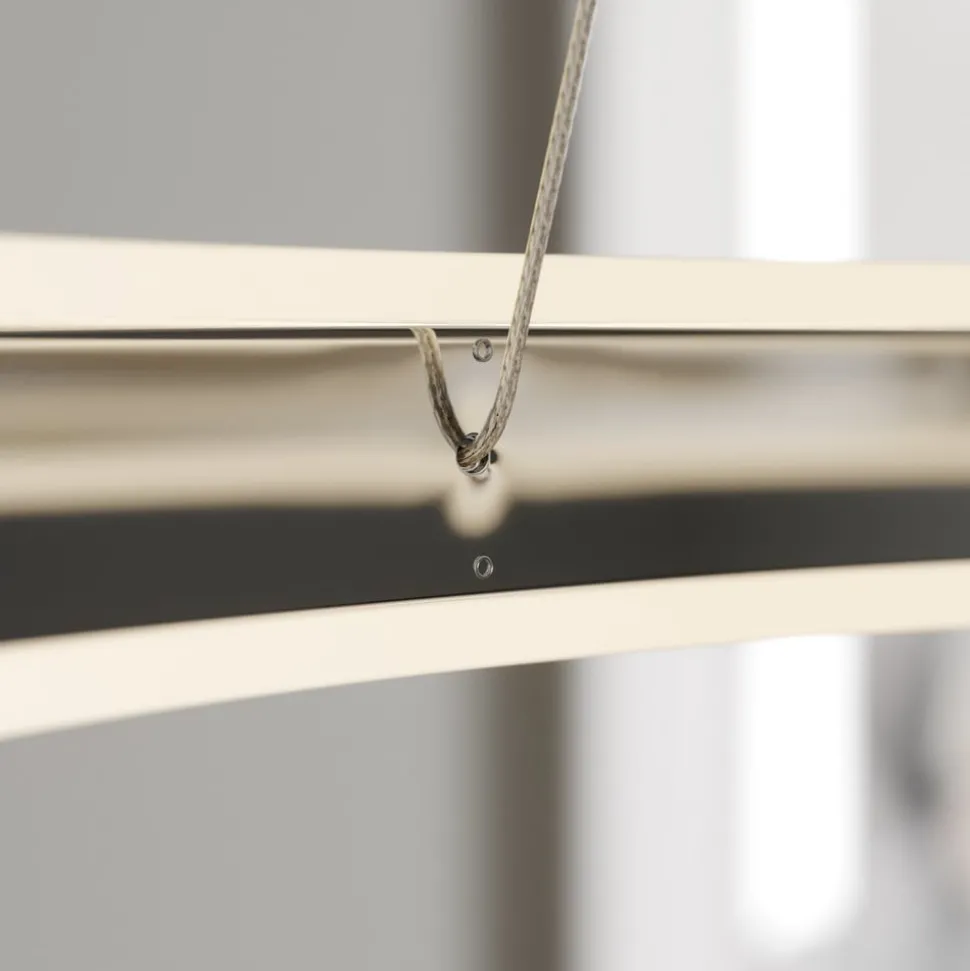 Lucande LED hanglamp Lyani, Ø 60 cm, chroom, dimbaar