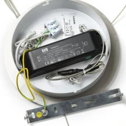 Lucande LED hanglamp Lyani, Ø 60 cm, chroom, dimbaar