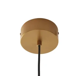 Lucande LED hanglamp Lythara, goud, Ø 50 cm, aluminium