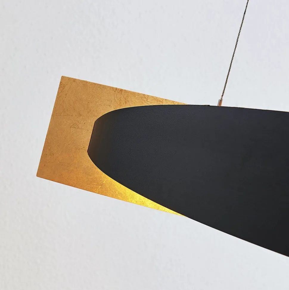 Lucande LED hanglamp Marija, 101 cm, zwart, dimbaar