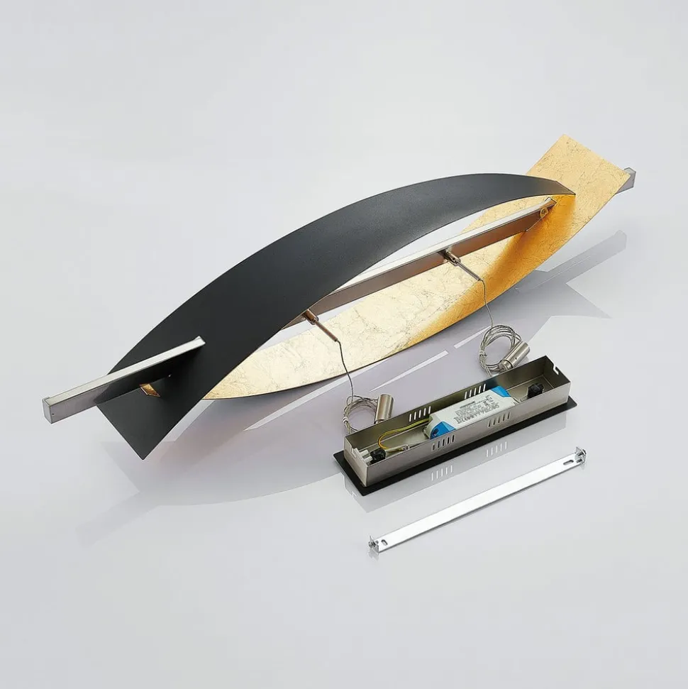 Lucande LED hanglamp Marija, 101 cm, zwart, dimbaar