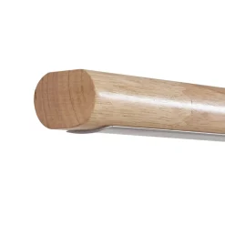 Lucande LED hanglamp Maruta, hout, balk, 120 cm, 3000K