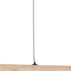 Lucande LED hanglamp Maruta, hout, balk, 120 cm, 3000K