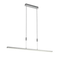 Lucande LED hanglamp Myron, touchdimmer, CCT, aluminium