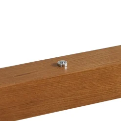 Lucande LED hanglamp Nihalo, hout, 12 cm, dimbaar, CCT