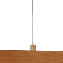 Lucande LED hanglamp Nihalo, hout, 12 cm, dimbaar, CCT