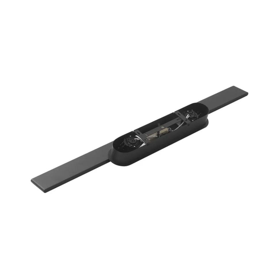 Lucande LED hanglamp Philine, lengte 101 cm zwart ijzer