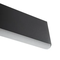 Lucande LED hanglamp Philine, lengte 121 cm zwart ijzer