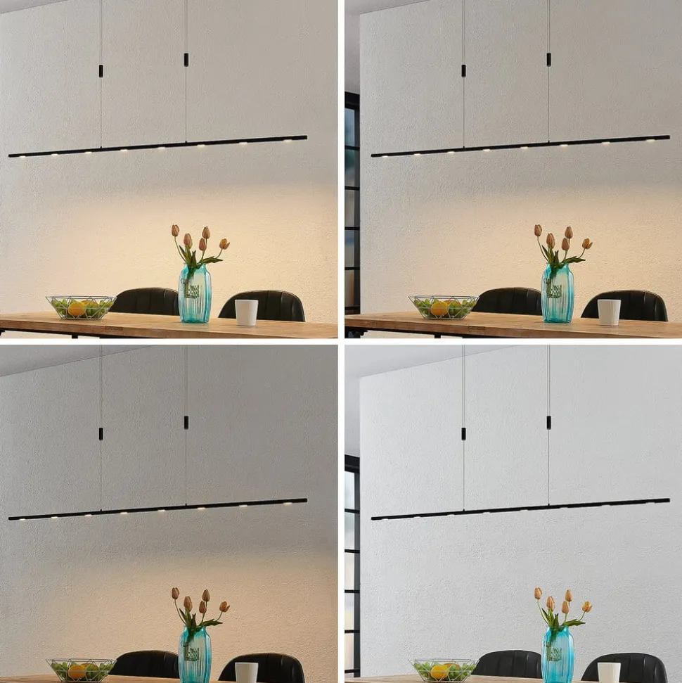 Lucande LED hanglamp Stakato, 180 cm, 8-lamps, dimbaar